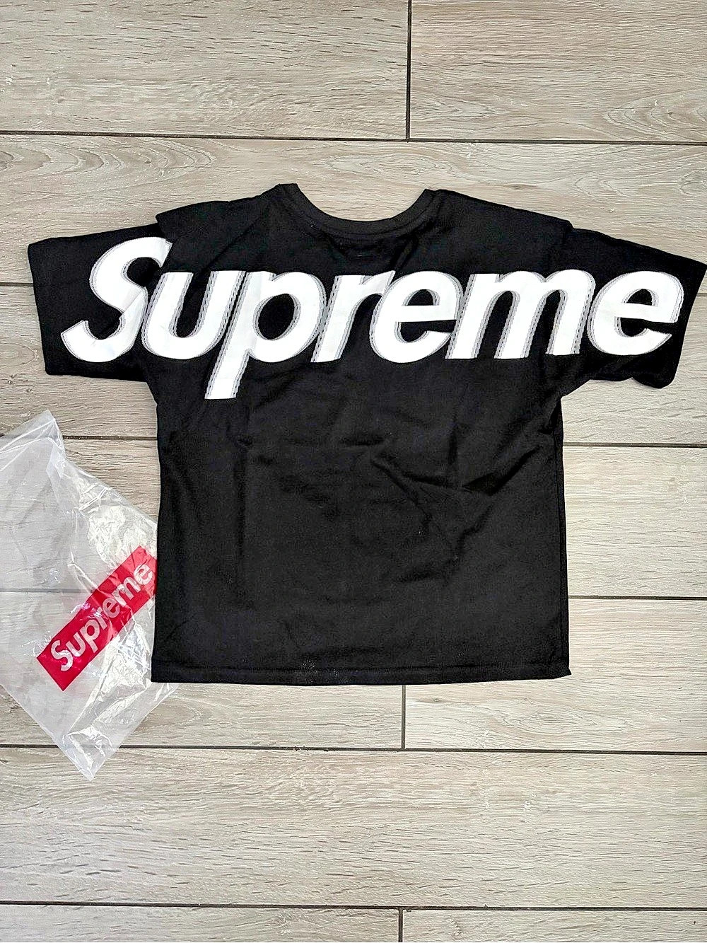 Top Black Logo Short Sleeve Tee